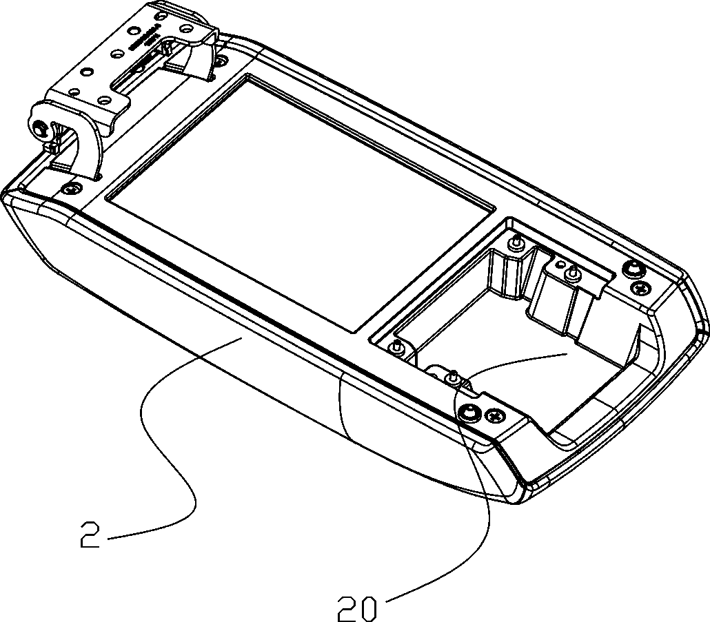 Armrest box cover with double-point type locking switch