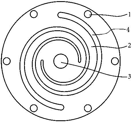 Equiangular helical leaf spring