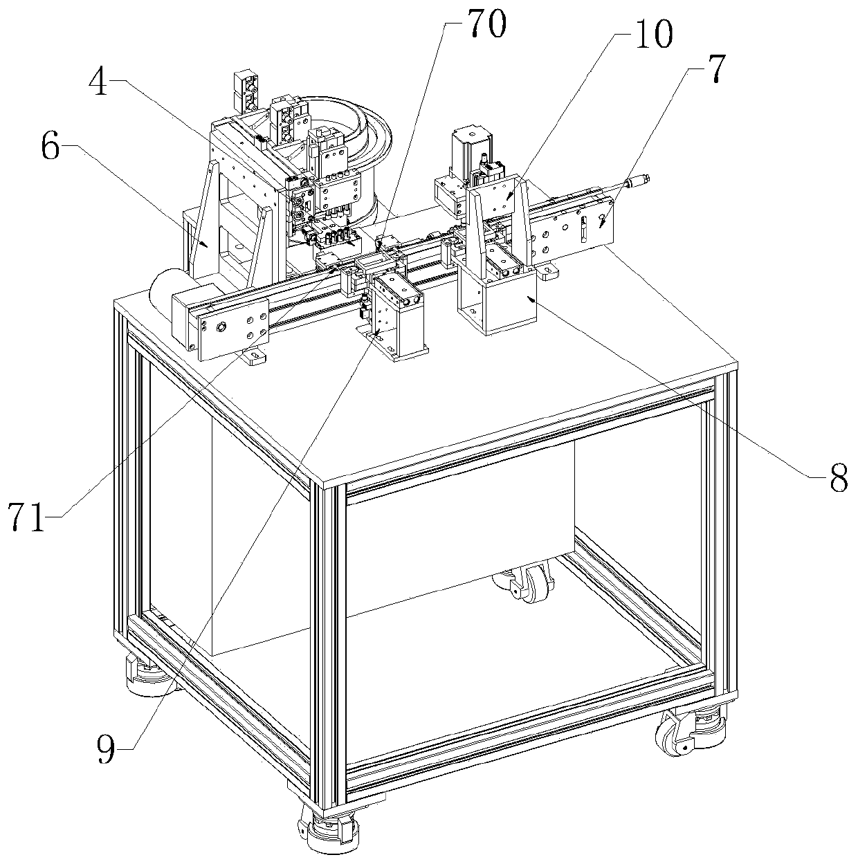 Upper shell assembling machine