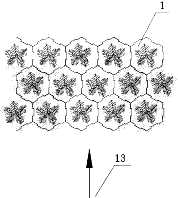 Novel submerged dike crest structure combining flexible plant wave dissipation