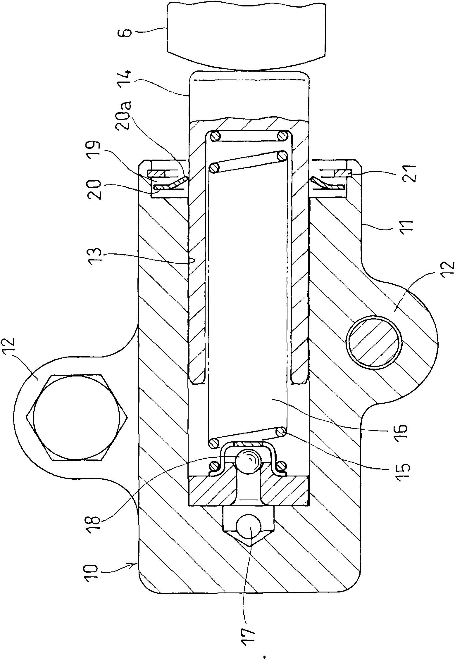 Oil feeding type auto-tensioner