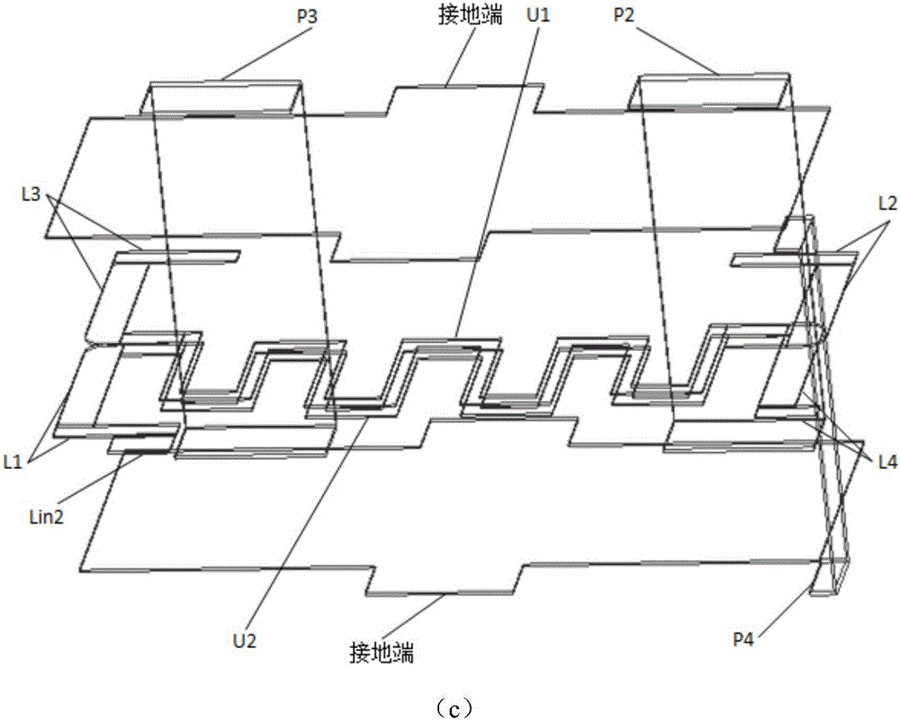 Miniature microwave millimeter wave i/q quadrature filter