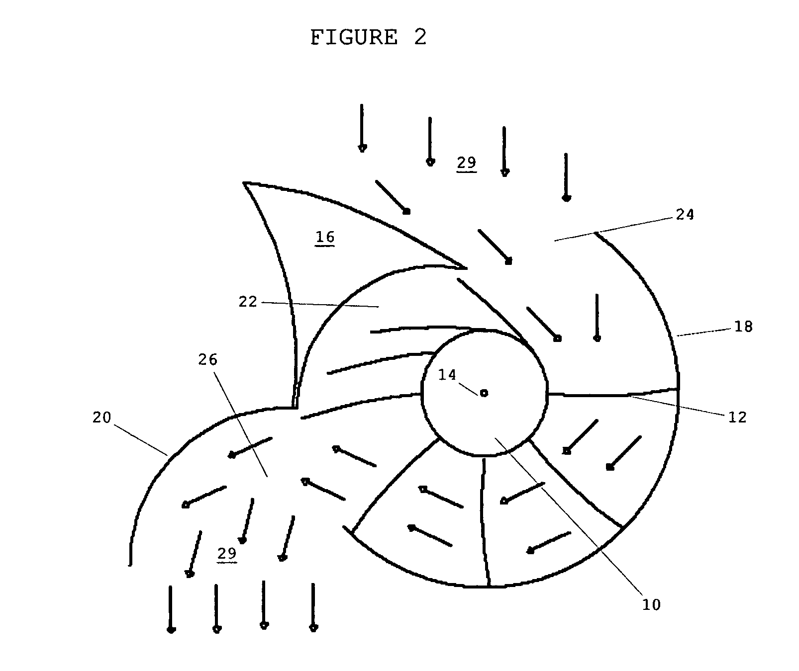 Water current powered motor