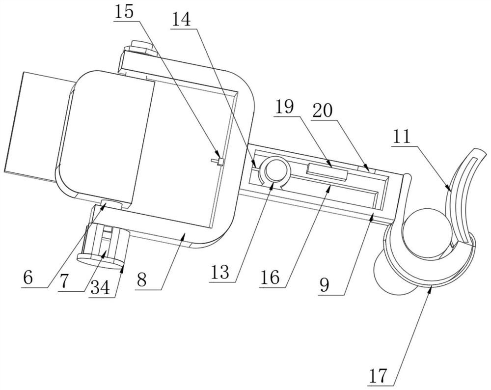 Ventricular drainage tube clamping equipment for neurosurgery and use method thereof