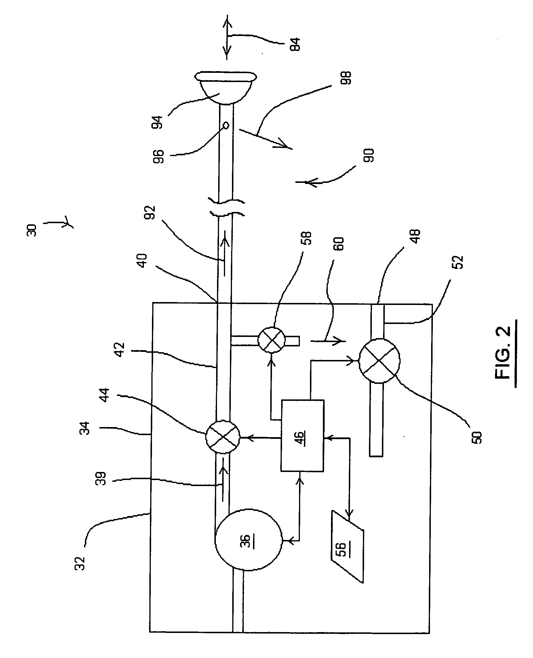 Ventilator adaptable for use with either a dual-limb circuit or a single-limb circuit