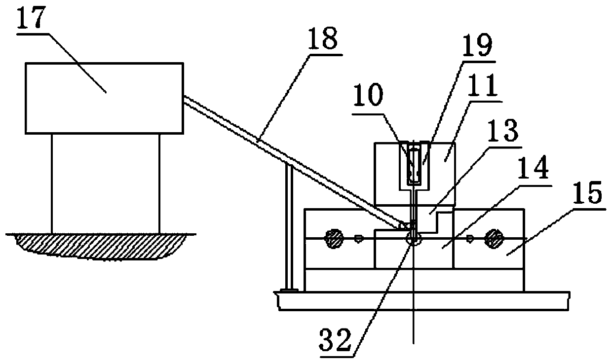 Transverse automatic stretching device suitable for long-thin-wall pipe blank