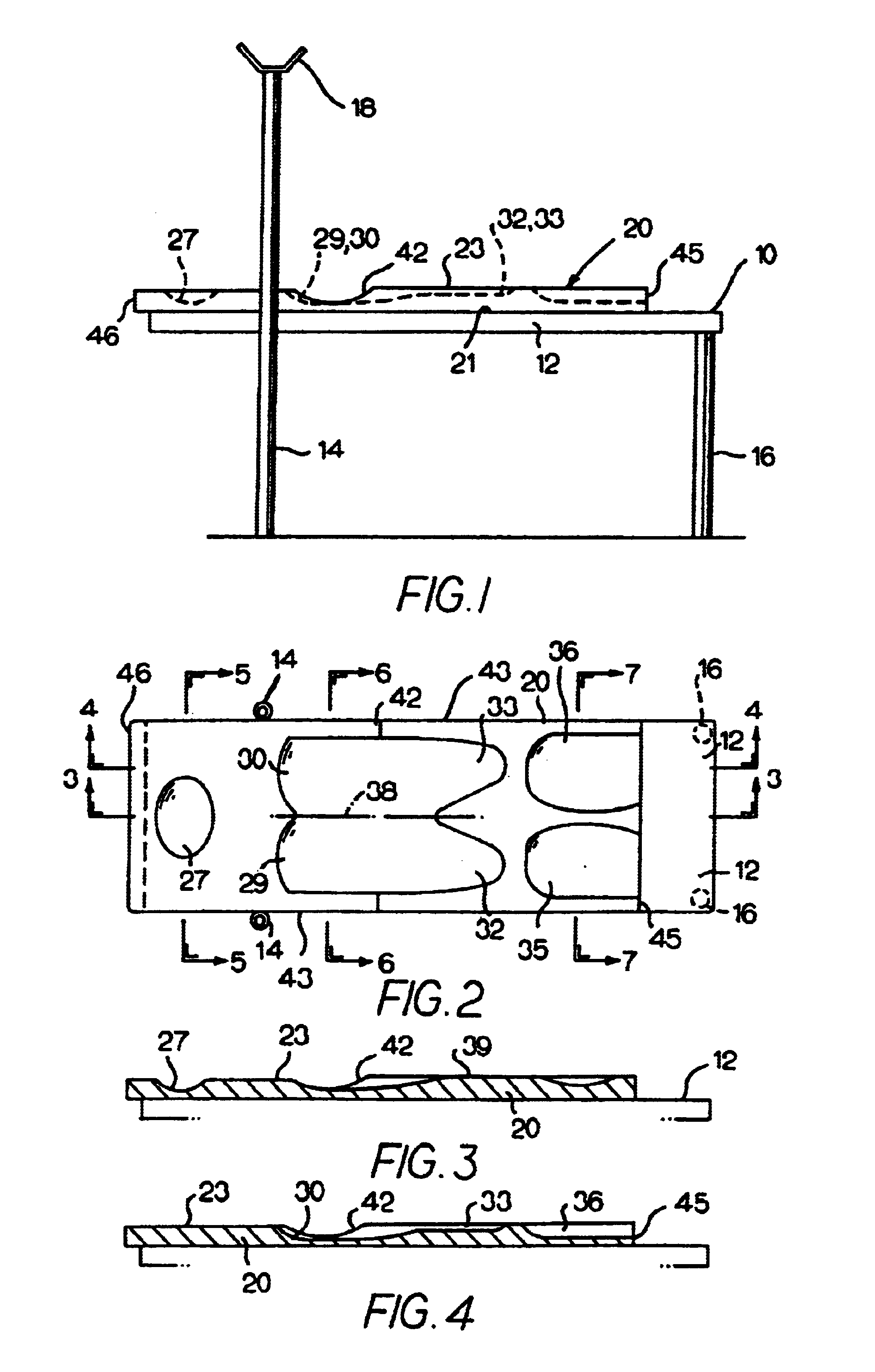 Contoured pad for supporting a weight-lifter on a bench