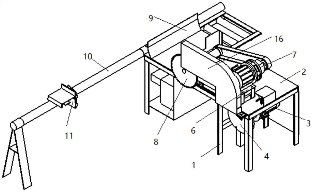 Novel moso bamboo saw bench