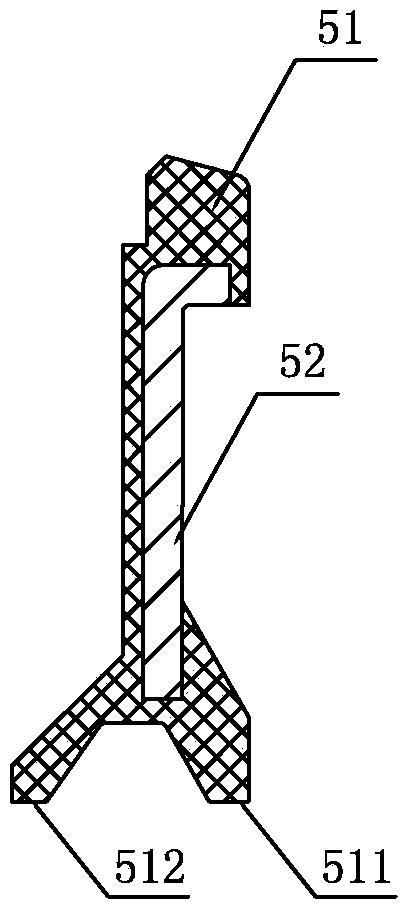 Water pump shaft connecting bearing with sealing structure