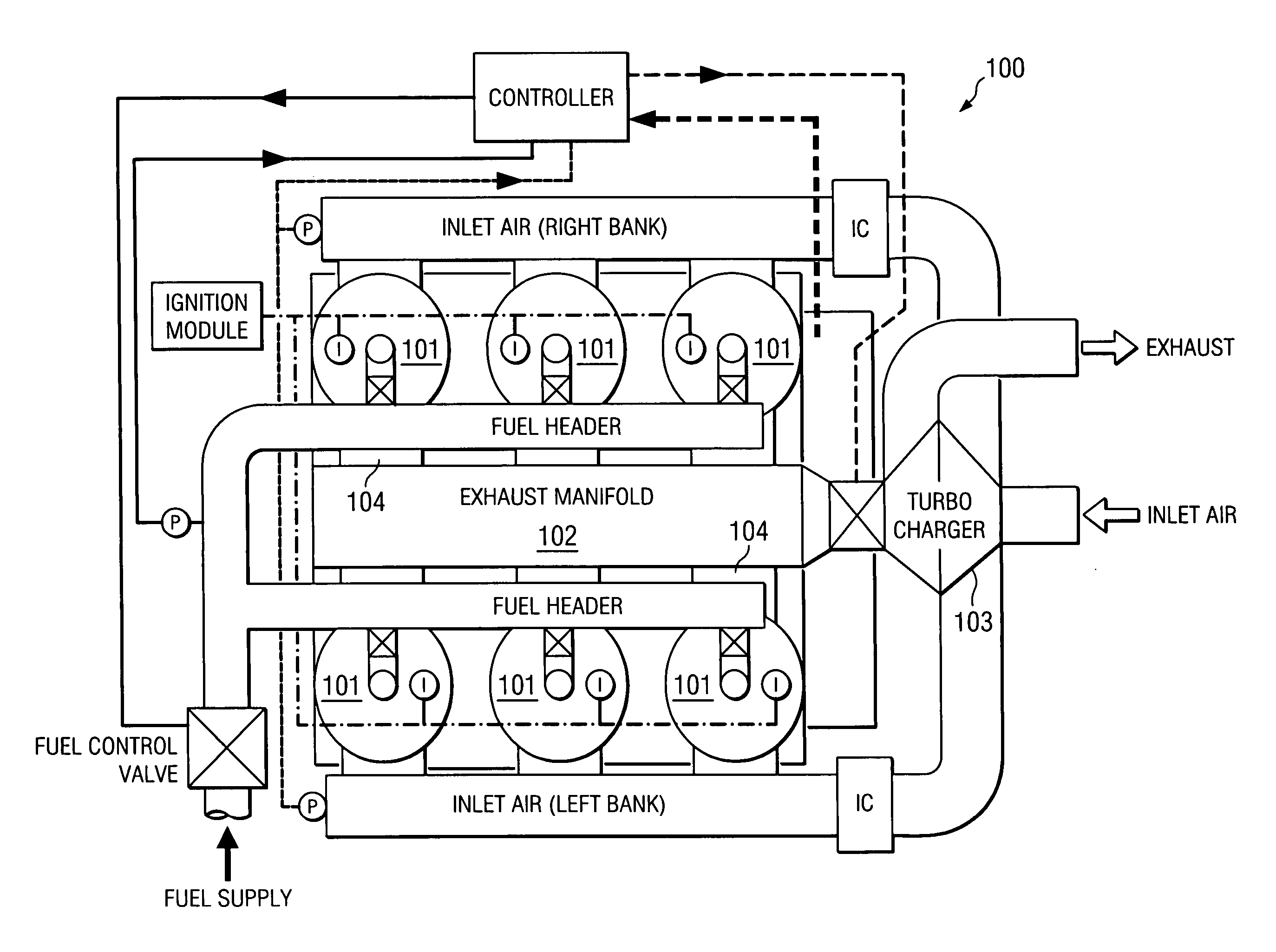 Side branch absorber for exhaust manifold of two-stroke internal combustion engine