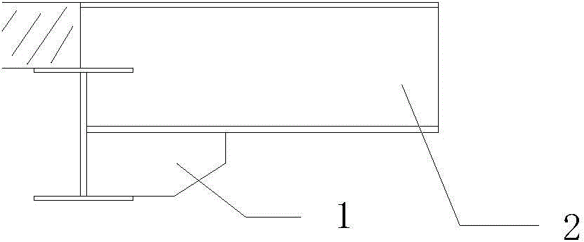 High-altitude slipping installation method for compartment-type electric room