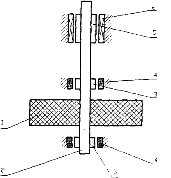 High-temperature superconducting energy storage flywheel with thermal isolation connection