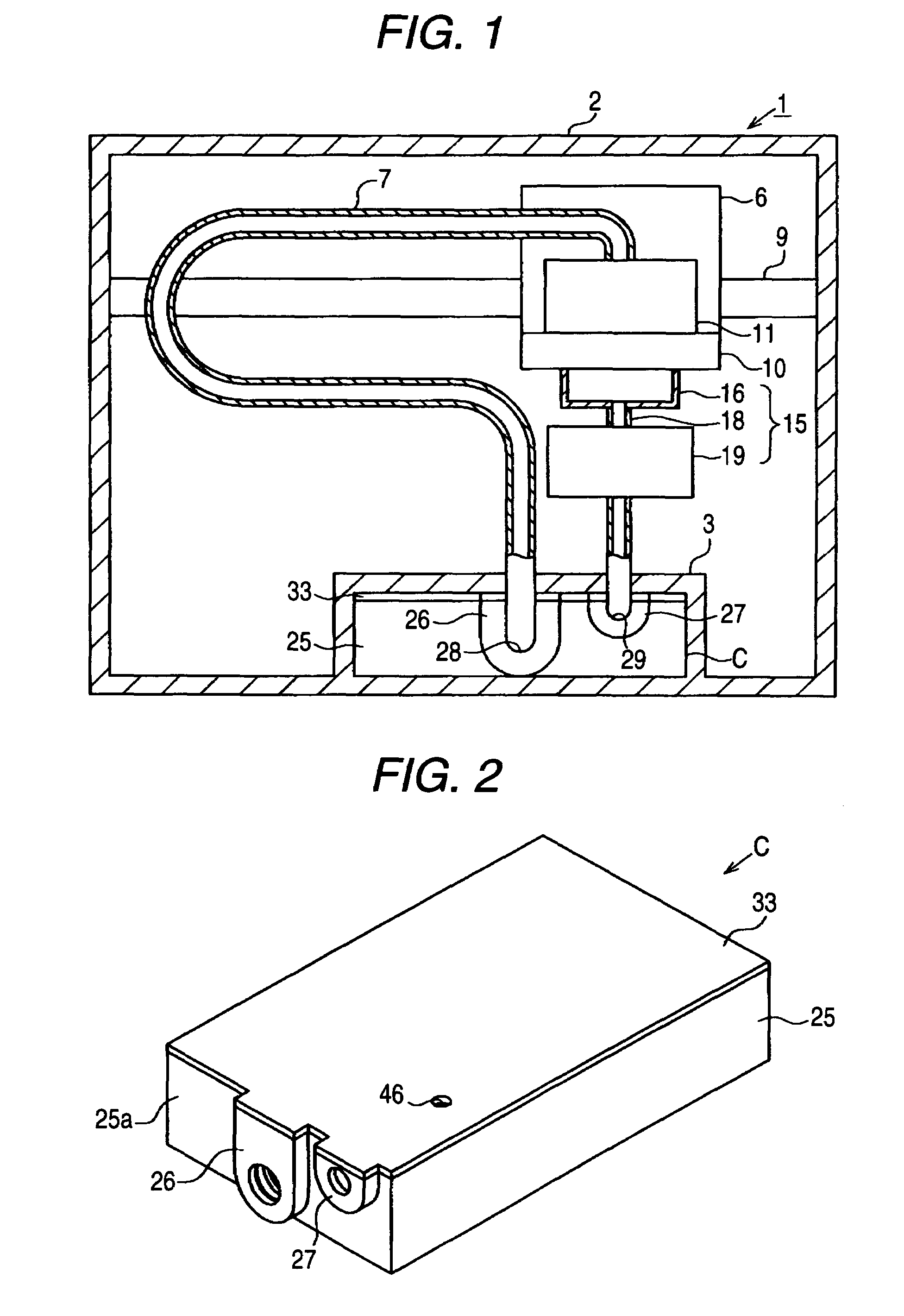 Waste liquid collecting method, liquid injecting apparatus and cartridge set