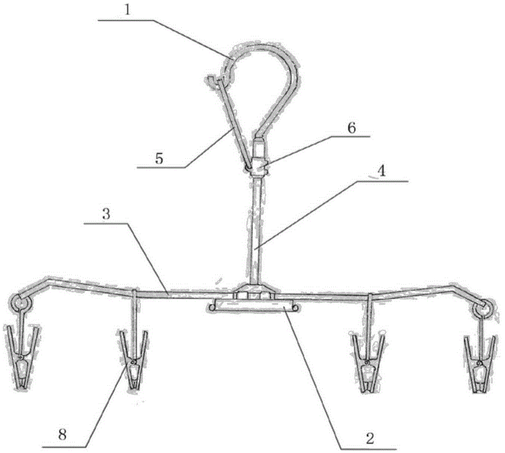 A kind of stainless steel clip hanger and its assembly method