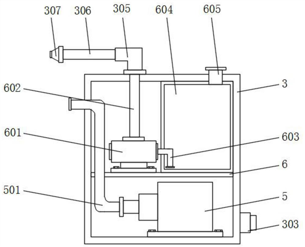 Rapid drainage device for intensive care medicine department