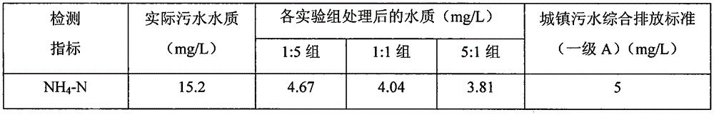 Method for denitrogenation and phosphorus-removal of town sewage through efficient immobilized algae bacterial symbiosis system