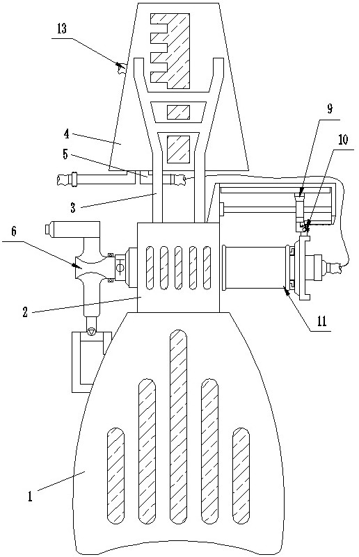 Environment-friendly chemical waste gas detection device