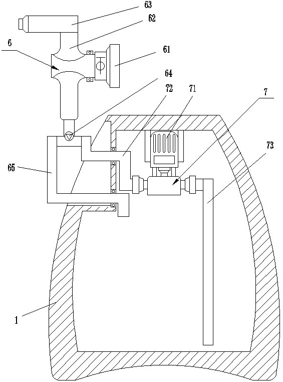 Environment-friendly chemical waste gas detection device