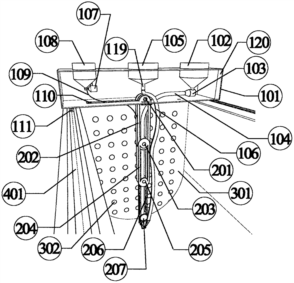 Rural riverway water environment treatment simulation device and method