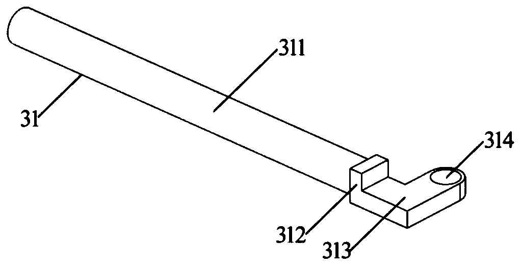 Positioning mechanism for measuring cross section distortion of metal bent pipe