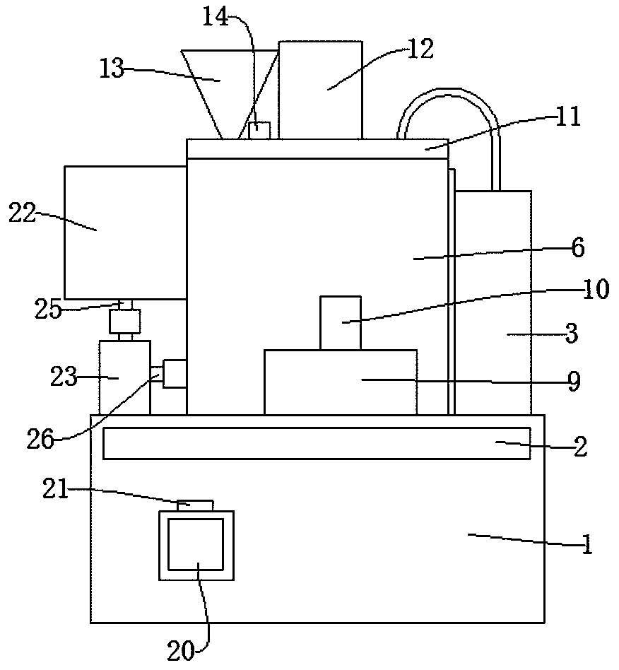 A kind of lithium-ion battery negative electrode carbonization device and carbonization method thereof