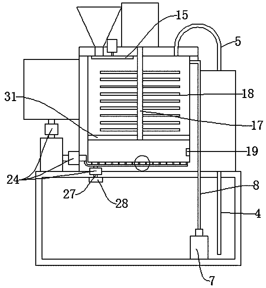 A kind of lithium-ion battery negative electrode carbonization device and carbonization method thereof