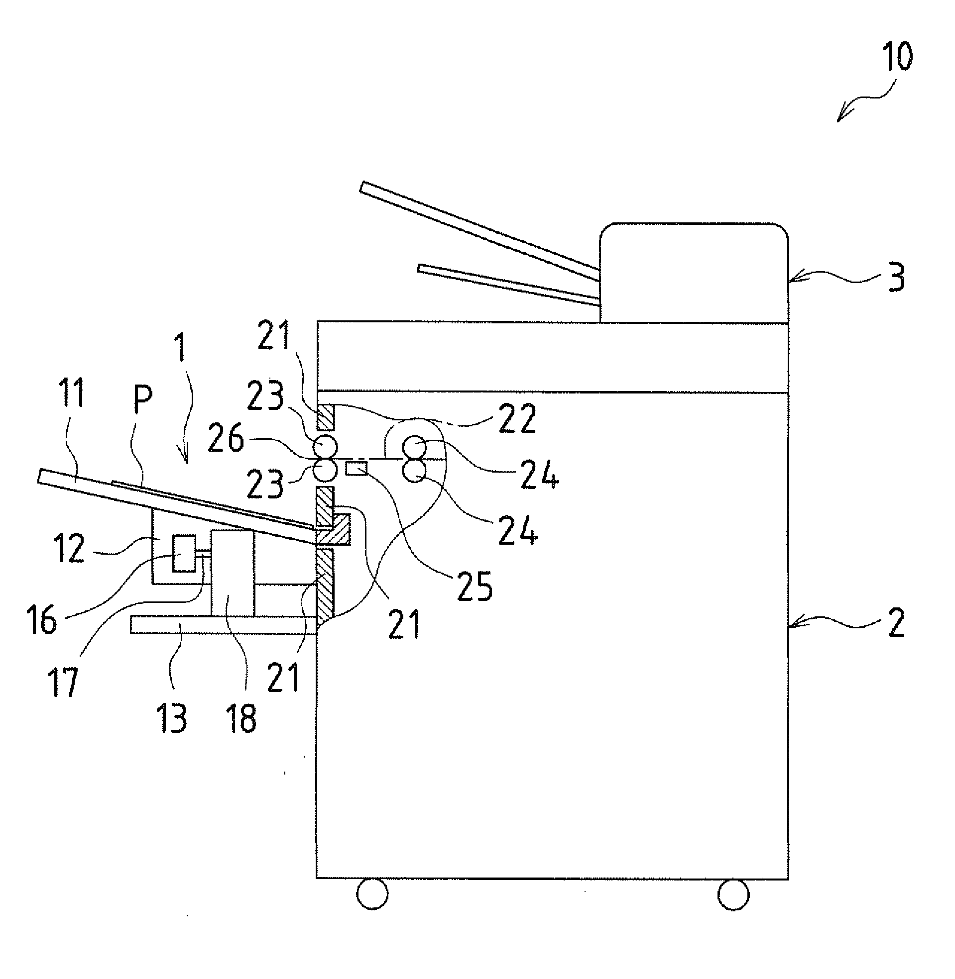 Discharge tray apparatus