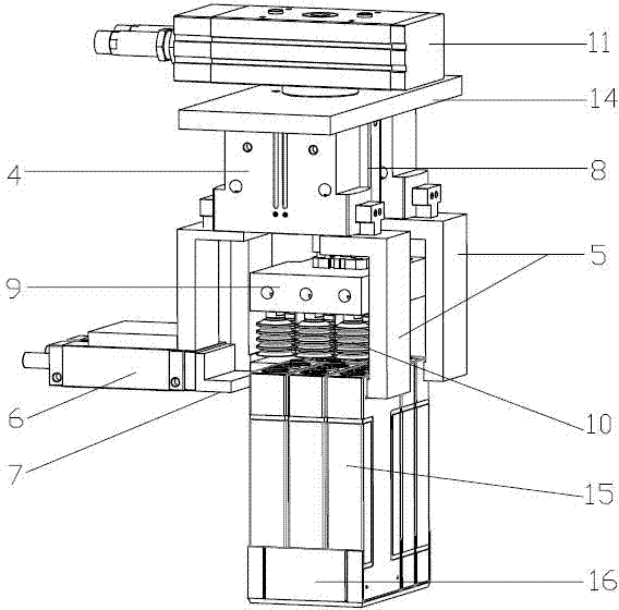 An electric cylinder gripper for battery pack gripping