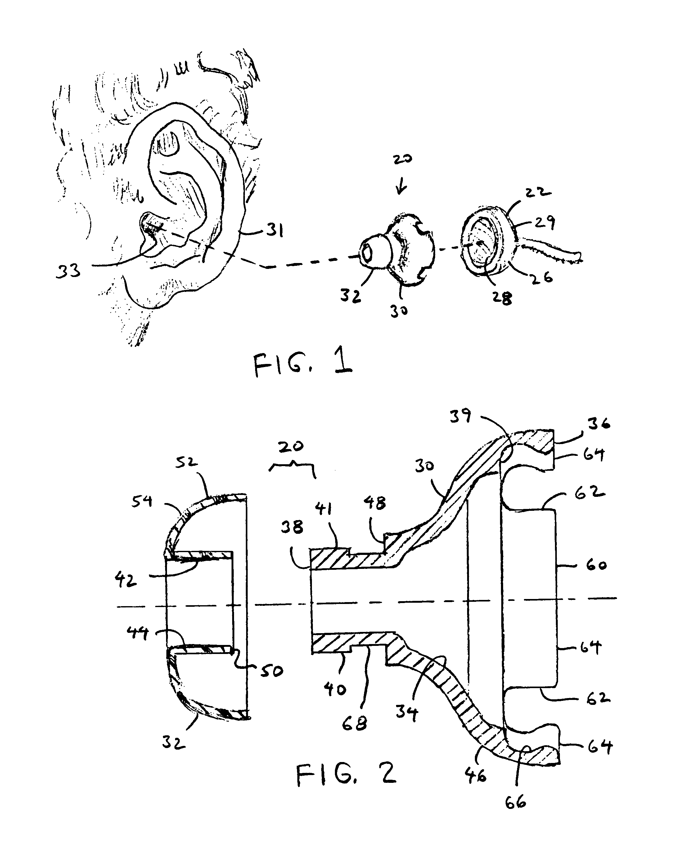 Earpiece adapter for an earphone or a headphone