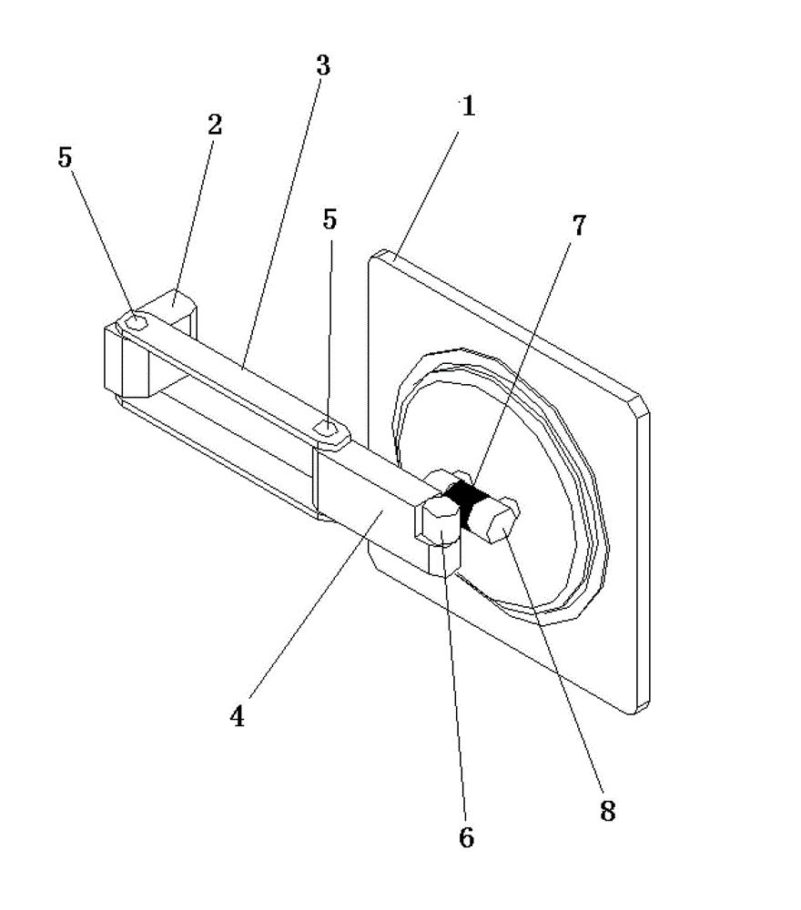 Foldable cosmetic mirror