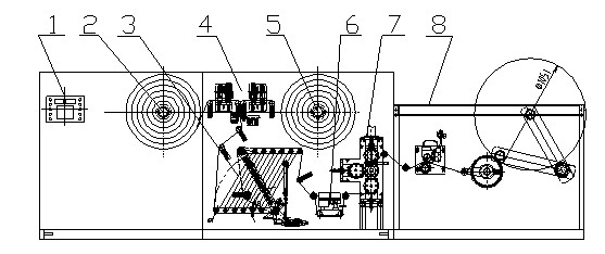 Three-dimensional punching mechanism and punching method of disposable sanitary material