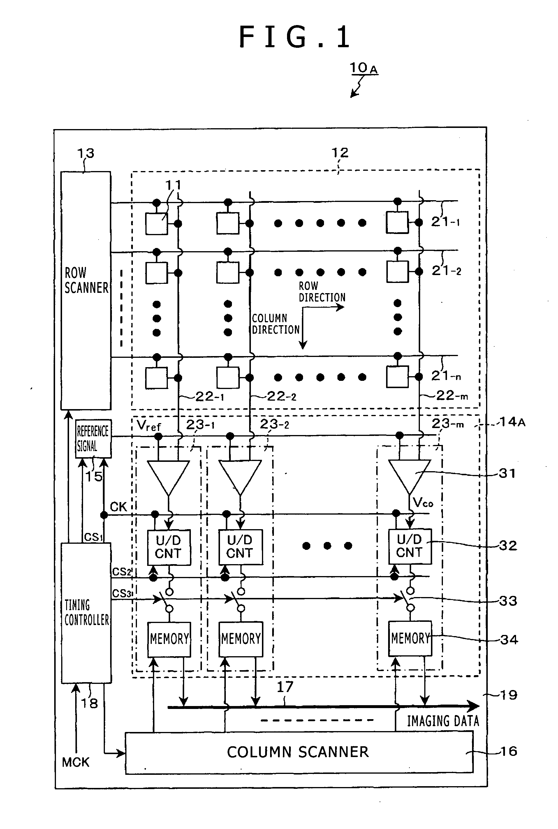 Solid-state imaging device, method for driving solid-state imaging device, and electronic apparatus