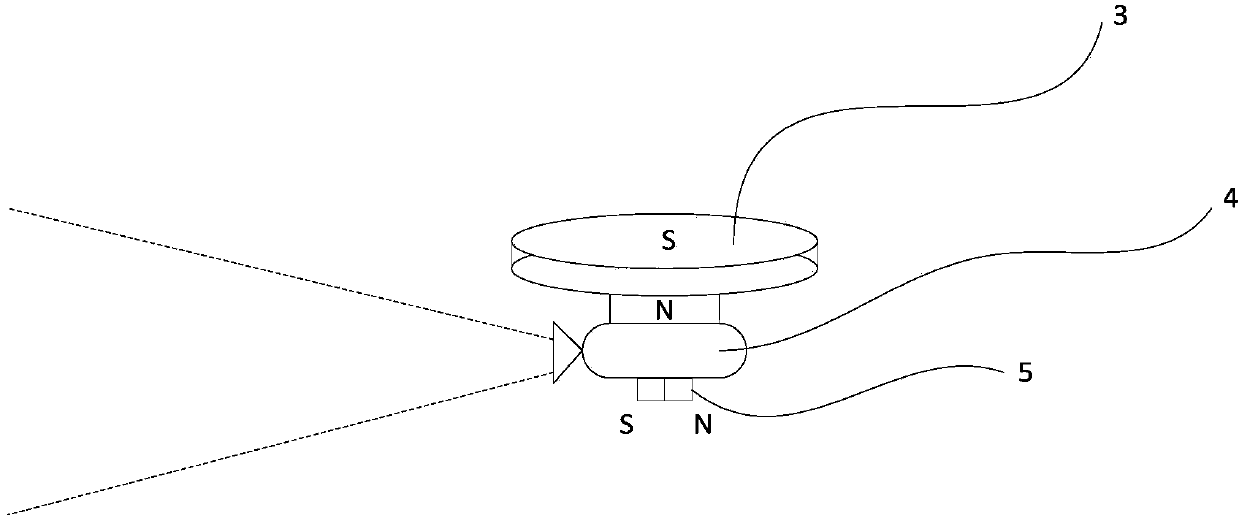 Micro-projection device and magnetic suspension base