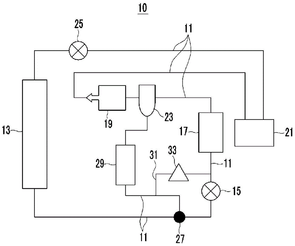 Heat pump system for vehicle