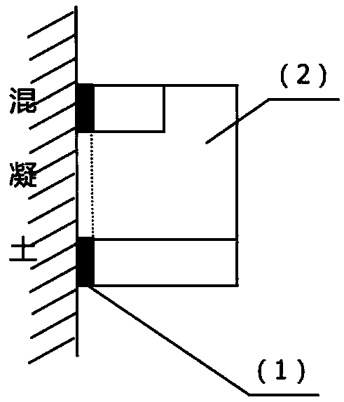 Apparatus and test method for detecting surface permeability and maintenance effect of concrete