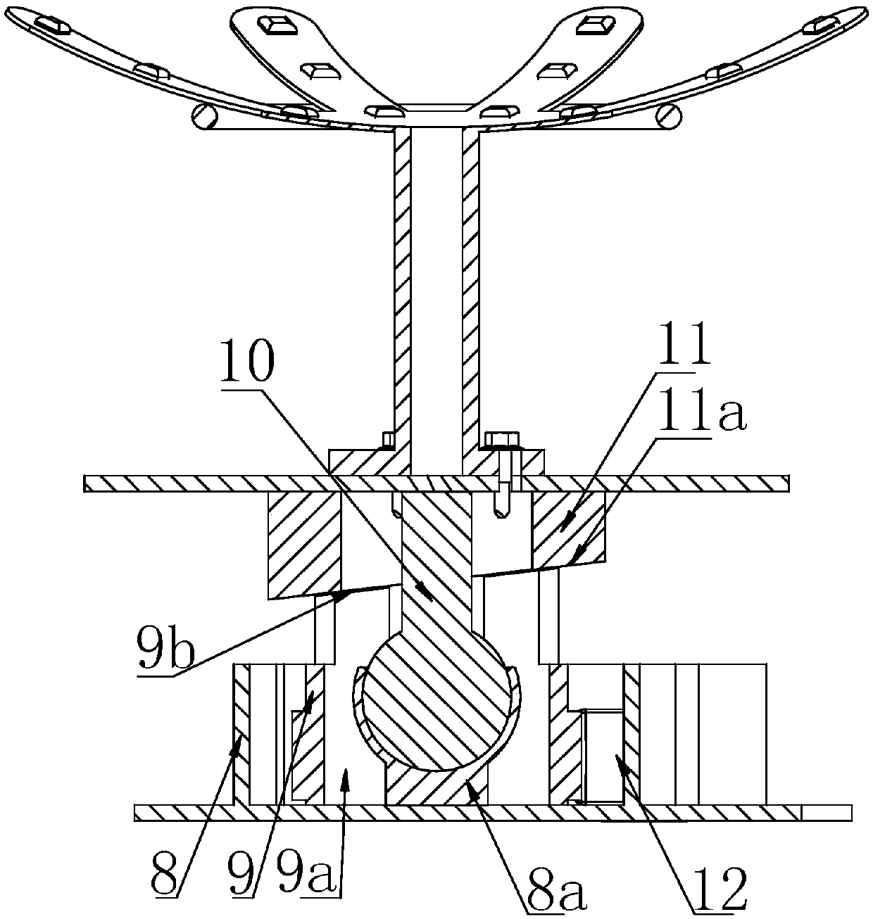 Adjustable loudspeaking device for automobile seat