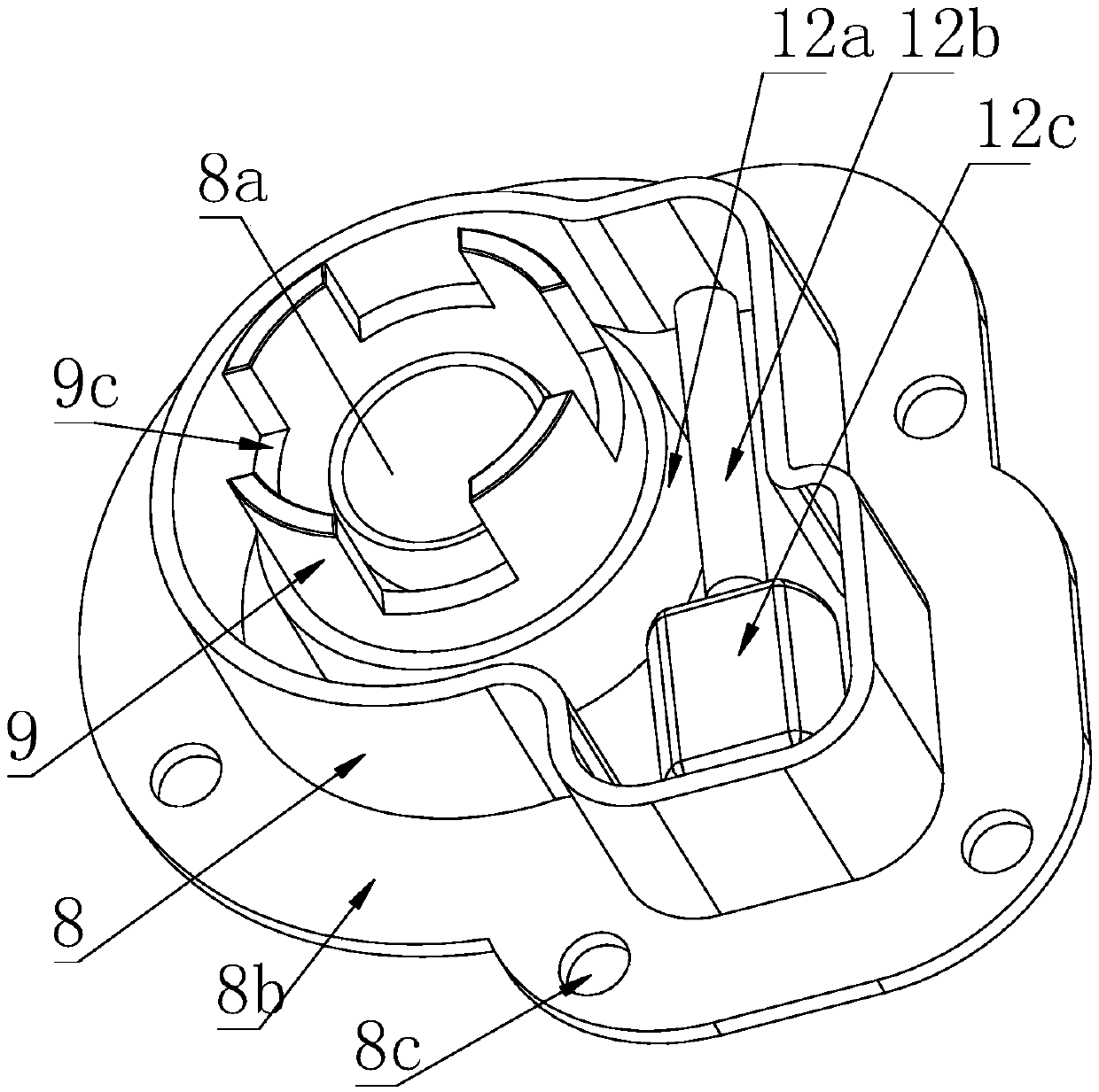 Adjustable loudspeaking device for automobile seat