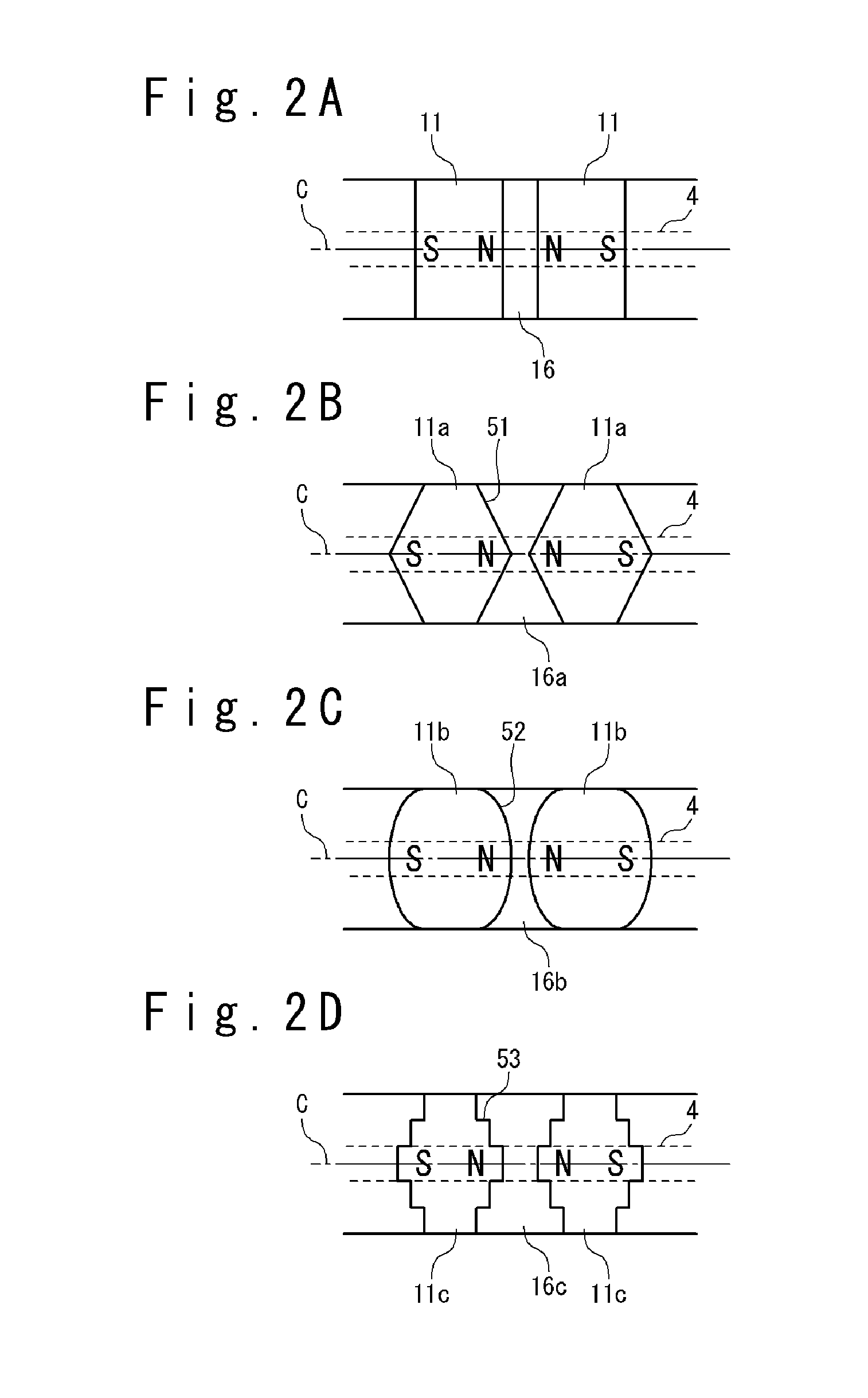 Linear vernier motor