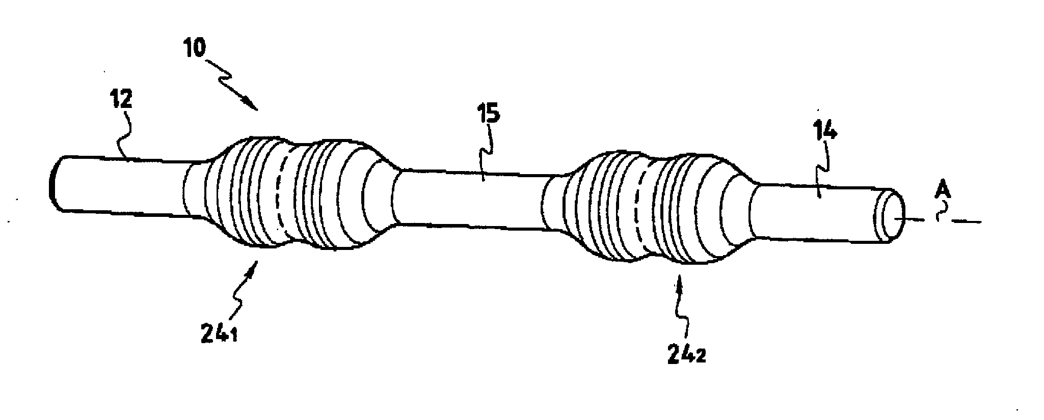 Flexible linking piece for stabilising the spine