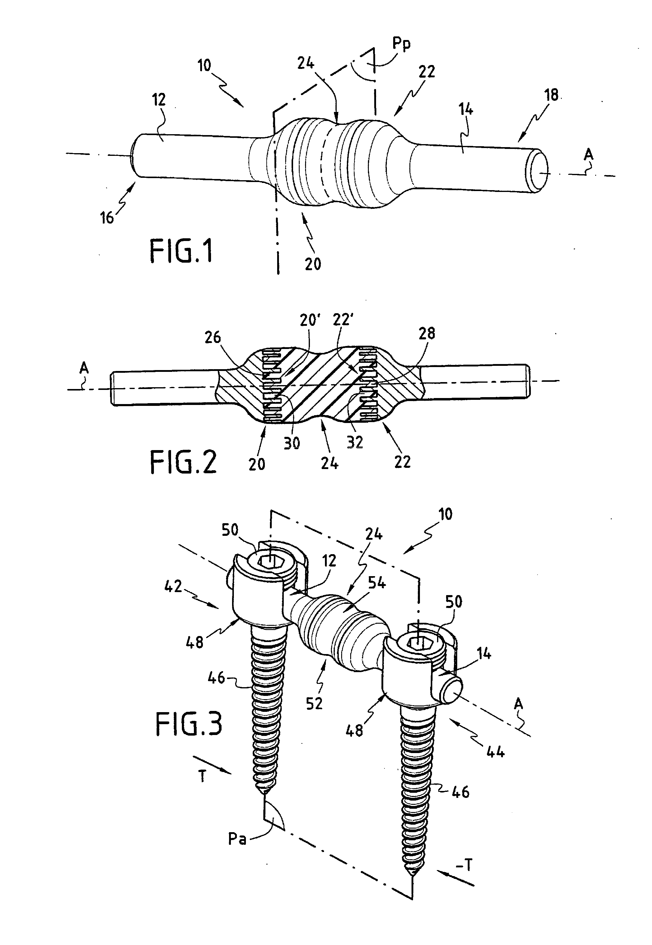 Flexible linking piece for stabilising the spine