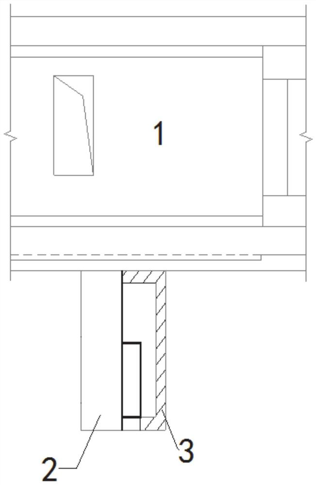 The construction method of the station guide tunnel and underground excavation of the existing operating station under zero distance