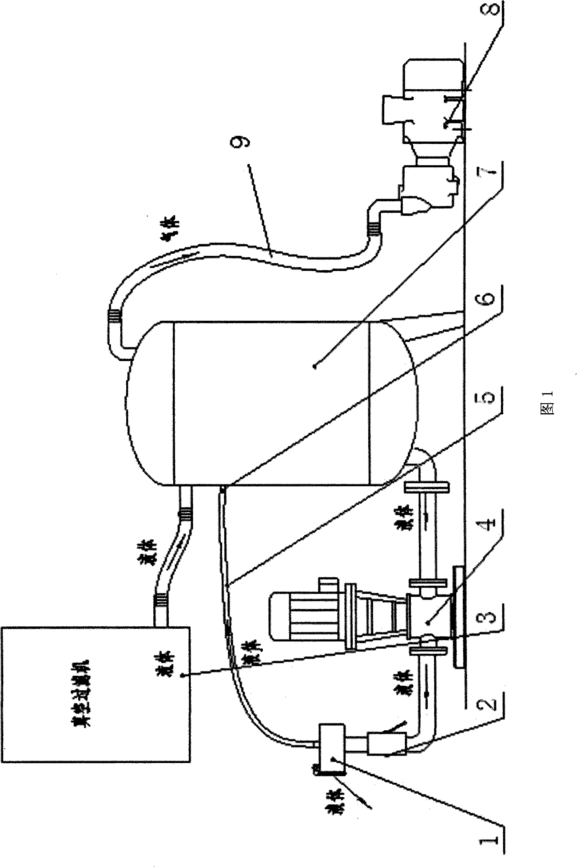 Intelligently balancing liquid-discharge system of vacuum filtration machine