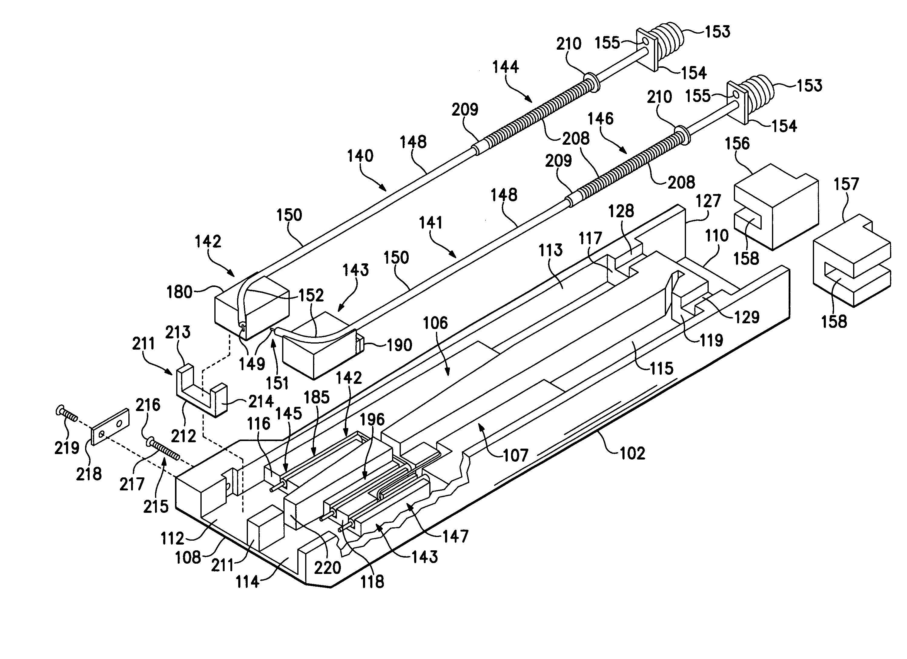 Differential measurement probe having retractable double cushioned variable spacing probing tips with EOS/ESD protection capabilities