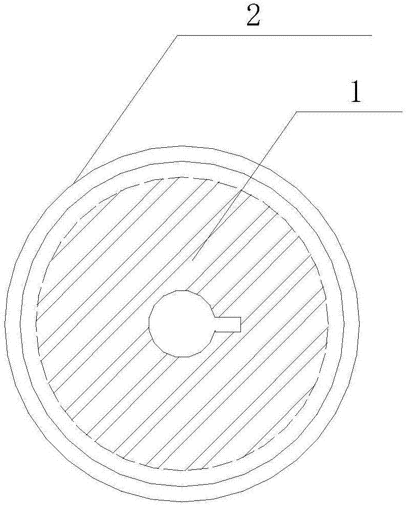 Pre-buried circular ring draining well closing manner