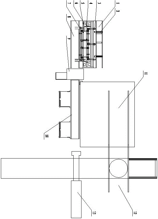 Light steel keel automatic packing system