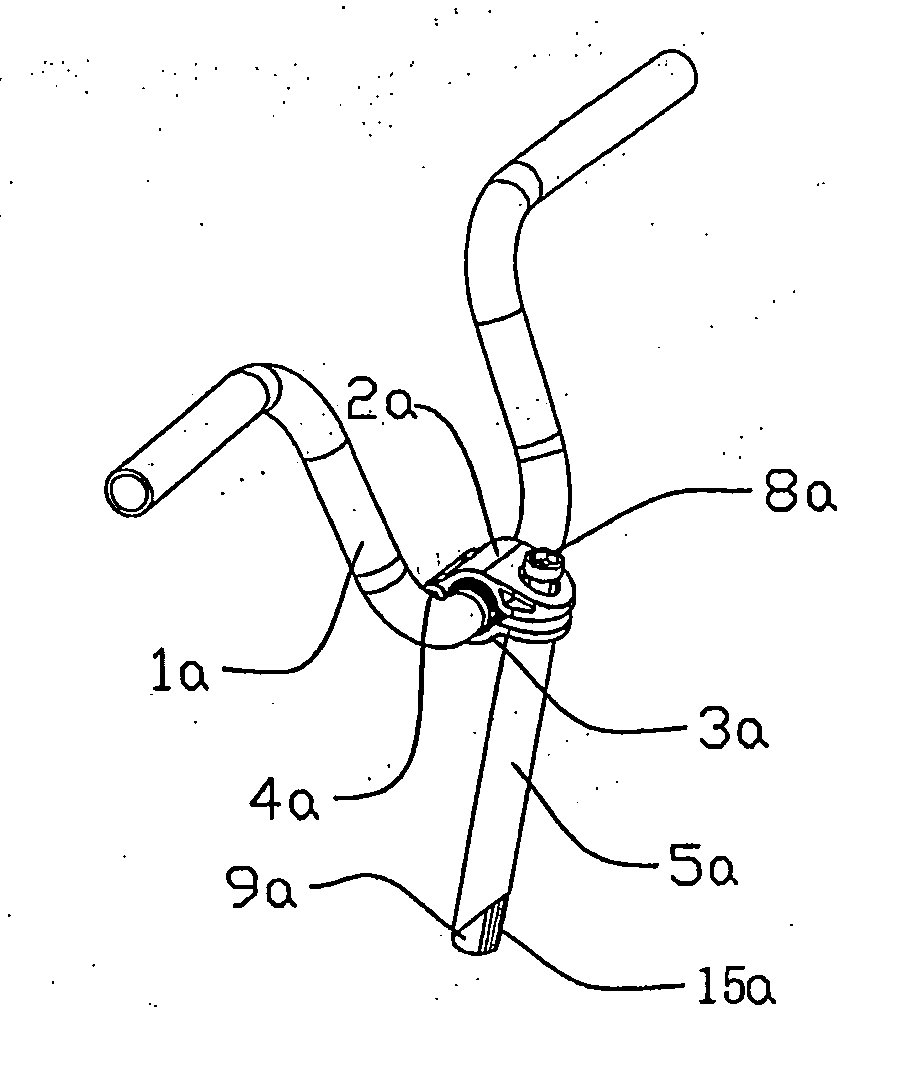 Adjusting Mechanism for Handle Position of Bicycle