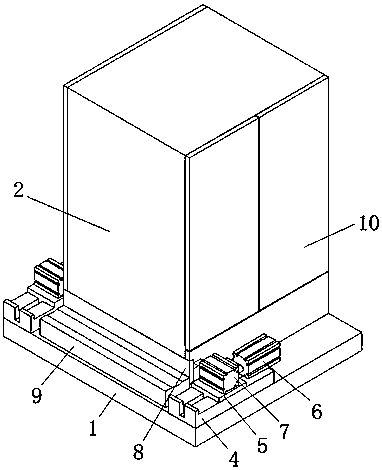 Pipe fitting storing device for construction and working method thereof