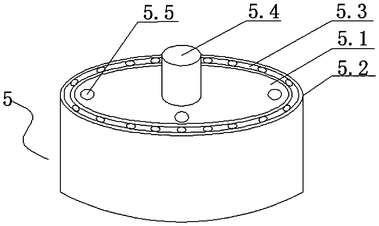 An electric fan that can rotate 360° to blow air