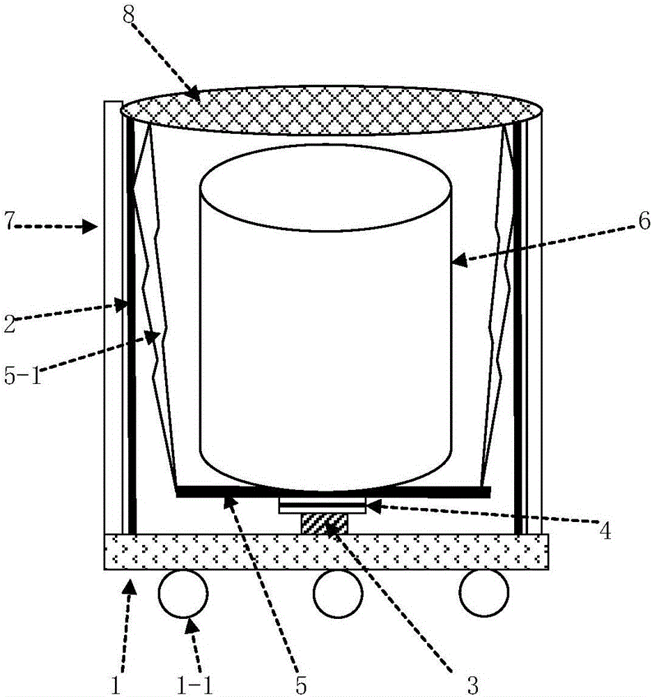 Charcoal barbequing device