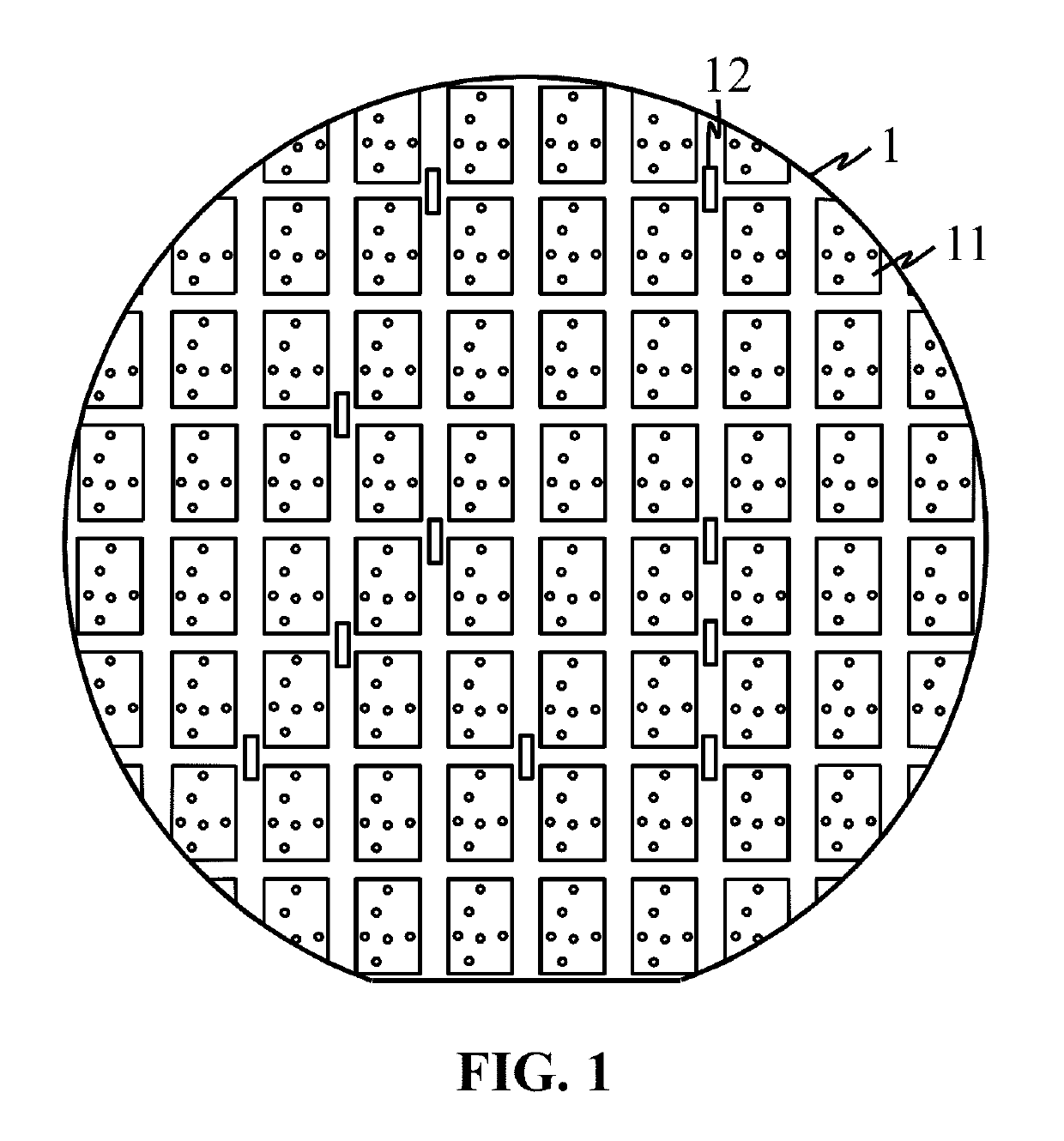 Test device for defect inspection